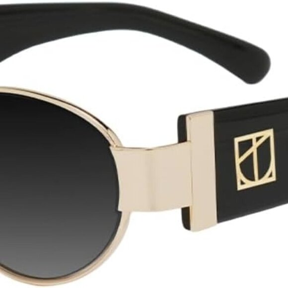 Oval Polarized Sunglasses Acetate Metal Frame UV400 Protection Cool Glasses main image 4